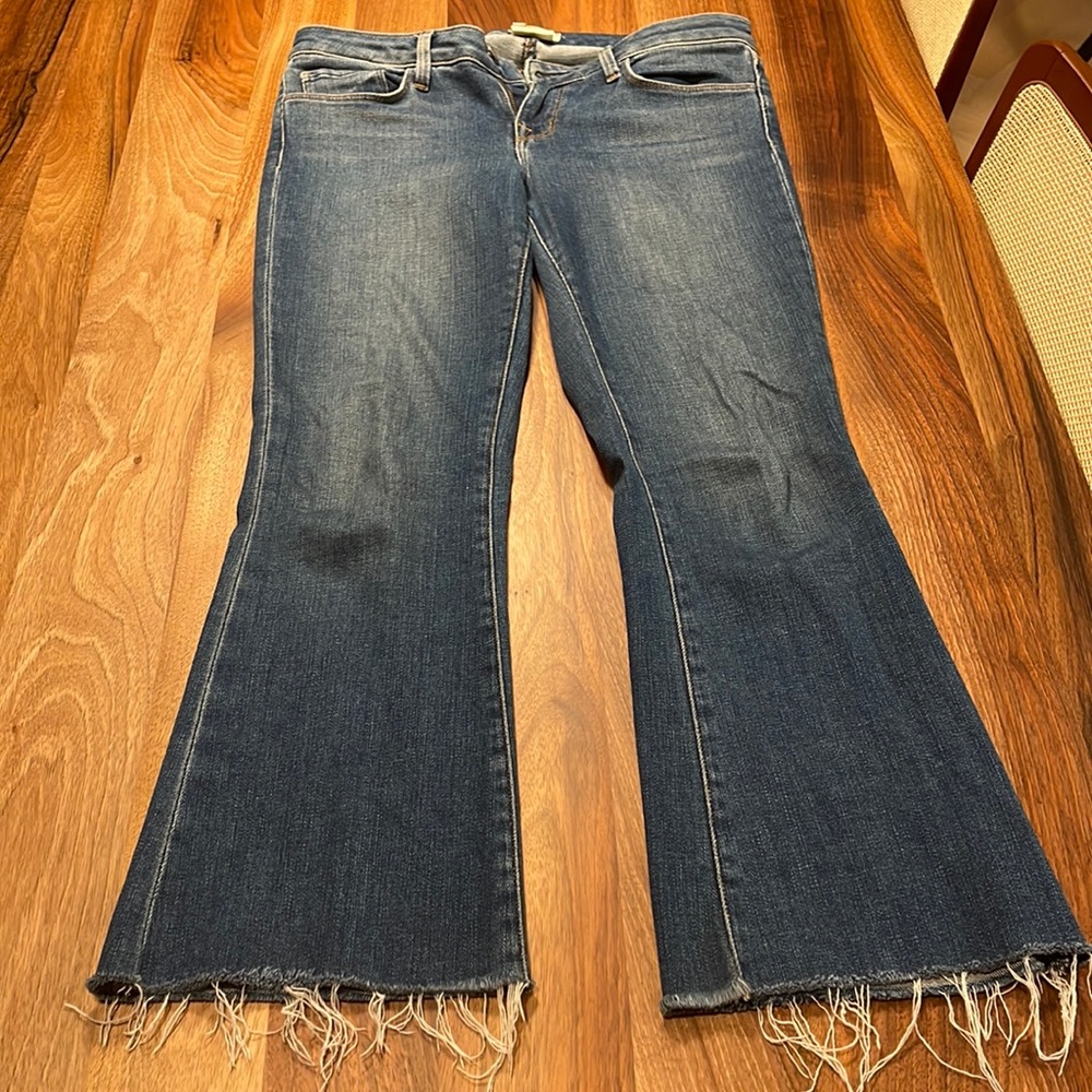 L’agence low rise ankle crop jeans